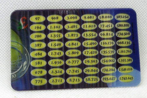 Convertitore lira euro card - ,
